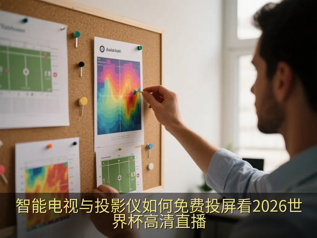 通过HDMI线将笔记本电脑连接到高清投影仪的观赛设置